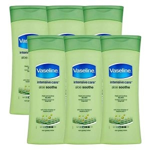유니레버 바세린 인텐시브 케어 알로에 수드 바디로션 400ml (6개)