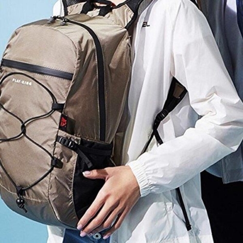 백팩 브라운 여행용 지퍼포켓 열림방지 25L-WFHH39S