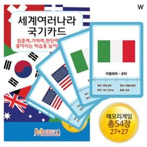 메모리교육 세계여러나라 국기_이미지
