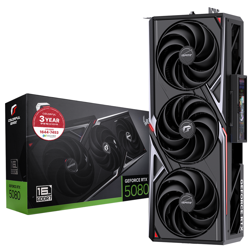 지포스 RTX 5080 VULCAN OC D7 16GB 도우정보