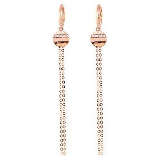 이끌레 14K 코인 원터치 드롭 귀걸이_이미지