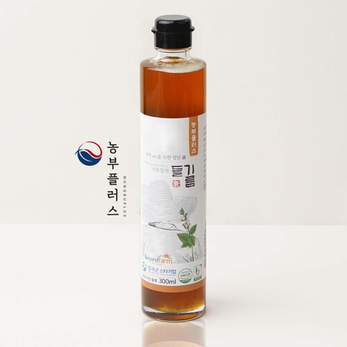 농부플러스 국산 저온압착 들기름 300ml_이미지