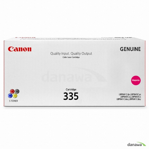 Canon 정품 CRG-335M 빨강이미지입니다. 누르면 해당 게시물로 새창이동합니다.