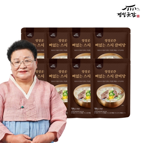 다담 정성곳간 강순의 명인의 뼈 없는 스지 갈비탕 700g (8개)_이미지