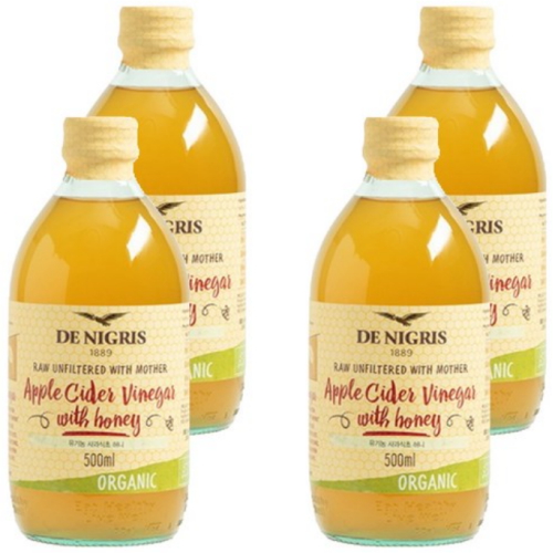 데니그리스 유기농 사과식초 허니 500ml (4개)