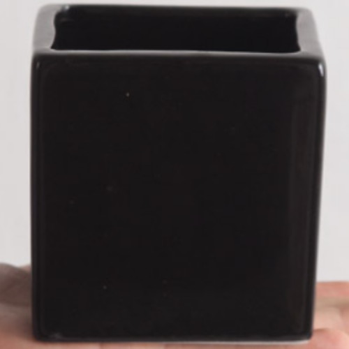 플라워트리 사각화분블랙 대 8x8cm_이미지