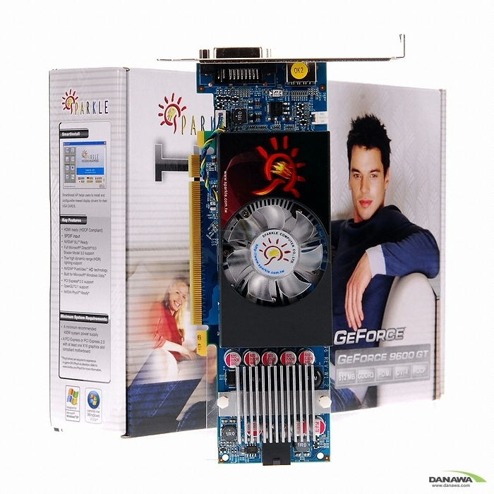 SPARKLE ������ 9600GT HDMI 512MB Super LP ����