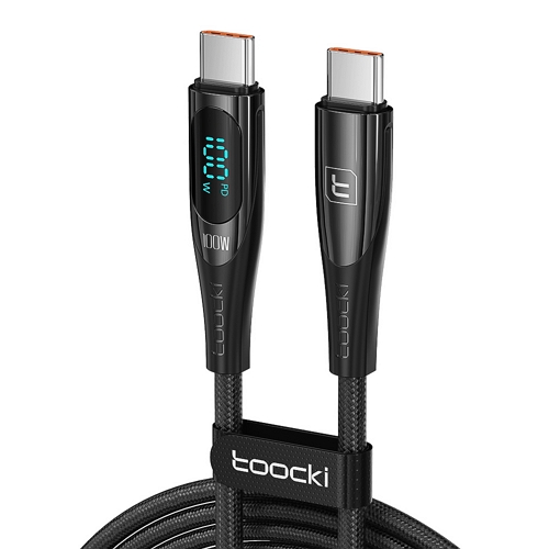 toocki PD 100W 인디케이터 C to C타입 케이블 (2m)