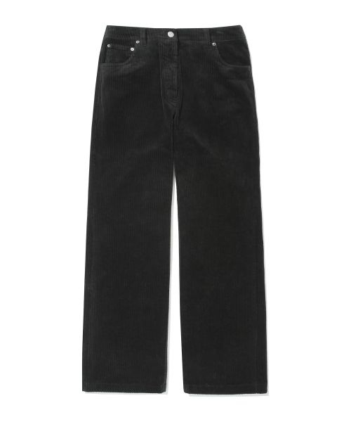 COVERNAT WOMAN 우먼 스트레이트 코듀로이 팬츠 Charcoal CO2404PT71CH 423138