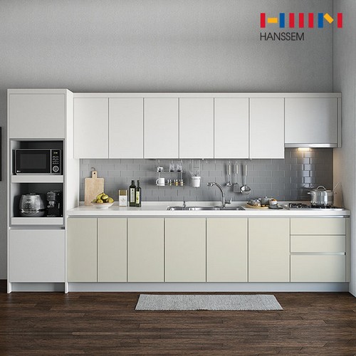 한샘 밀란100 무드 베이지 ㅡ자 키큰장형이미지입니다. 누르면 해당 게시물로 새창이동합니다.