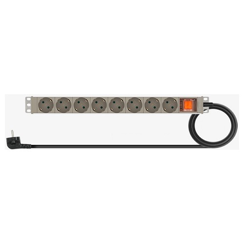 강원전자 NETmate 8구 16A 메인스위치 SAFE 알루미늄 멀티탭