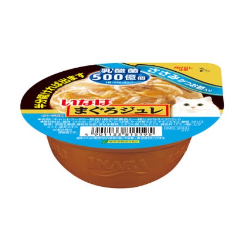 이나바 캣 챠오 마구로쥬레 유산균 닭가슴살&가다랑어포 IMC-234 65g (5개)