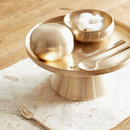  놋담 방짜유기 왕후 아기 옥식기 1인