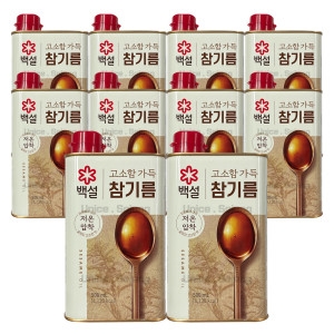 백설 고소함가득 참기름 500ml (10개)_이미지