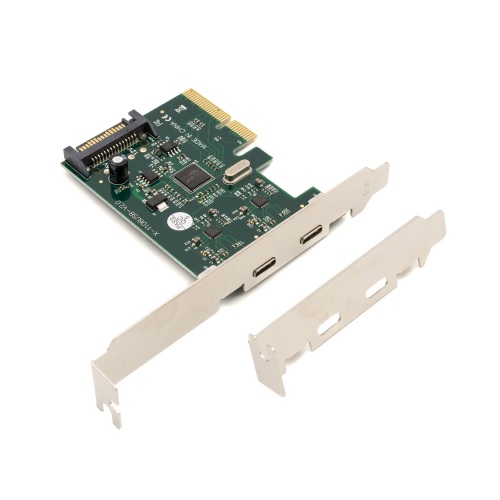 라이트컴 COMS SW690 2포트 Type C PCIe 카드