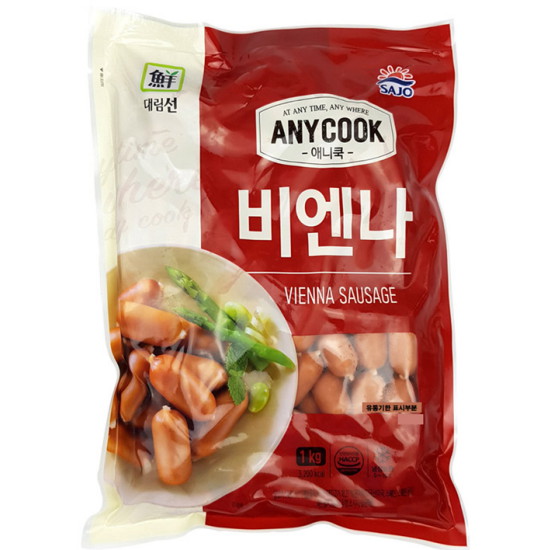 사조대림 대림선 애니쿡 비엔나 소시지 1kg (10개)_이미지