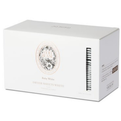 베르블랑 건조기 드라이시트 시그니처 화이트향 30매 (1개)