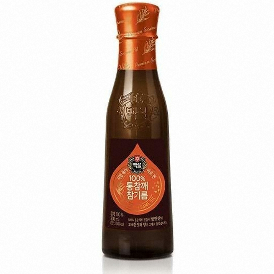 백설 100% 통참깨 참기름 300ml (3개)_이미지