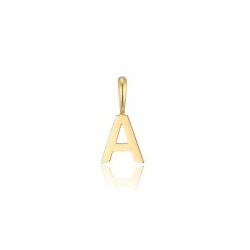 로이드 로이드 플레인 알파벳 14K GOLD 비쥬참 A LPP2105AG_이미지