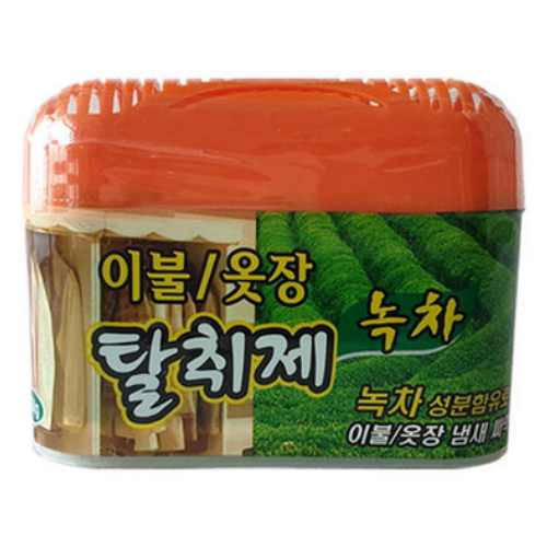 해피룸코리아 이불 옷장 탈취제 녹차 150g (5개)_이미지