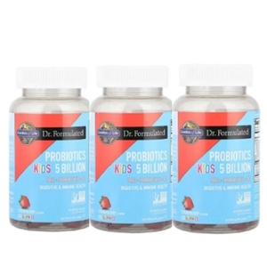 가든오브라이프 Dr. Formulated 프로바이오틱스 키즈 50억 딸기맛 60구미 (3개)_이미지