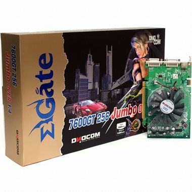 지포스 7600GT ∑GATE 점보오버 1.4 256MB 잘만