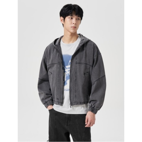삼성물산 에잇세컨즈 후드 데님 아우터 그레이 264939FPS3