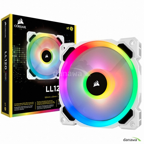 CORSAIR LL120 RGB (화이트)_이미지