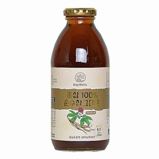 데이웰즈 홍삼 100% 순수함그대로 500ml (1개)