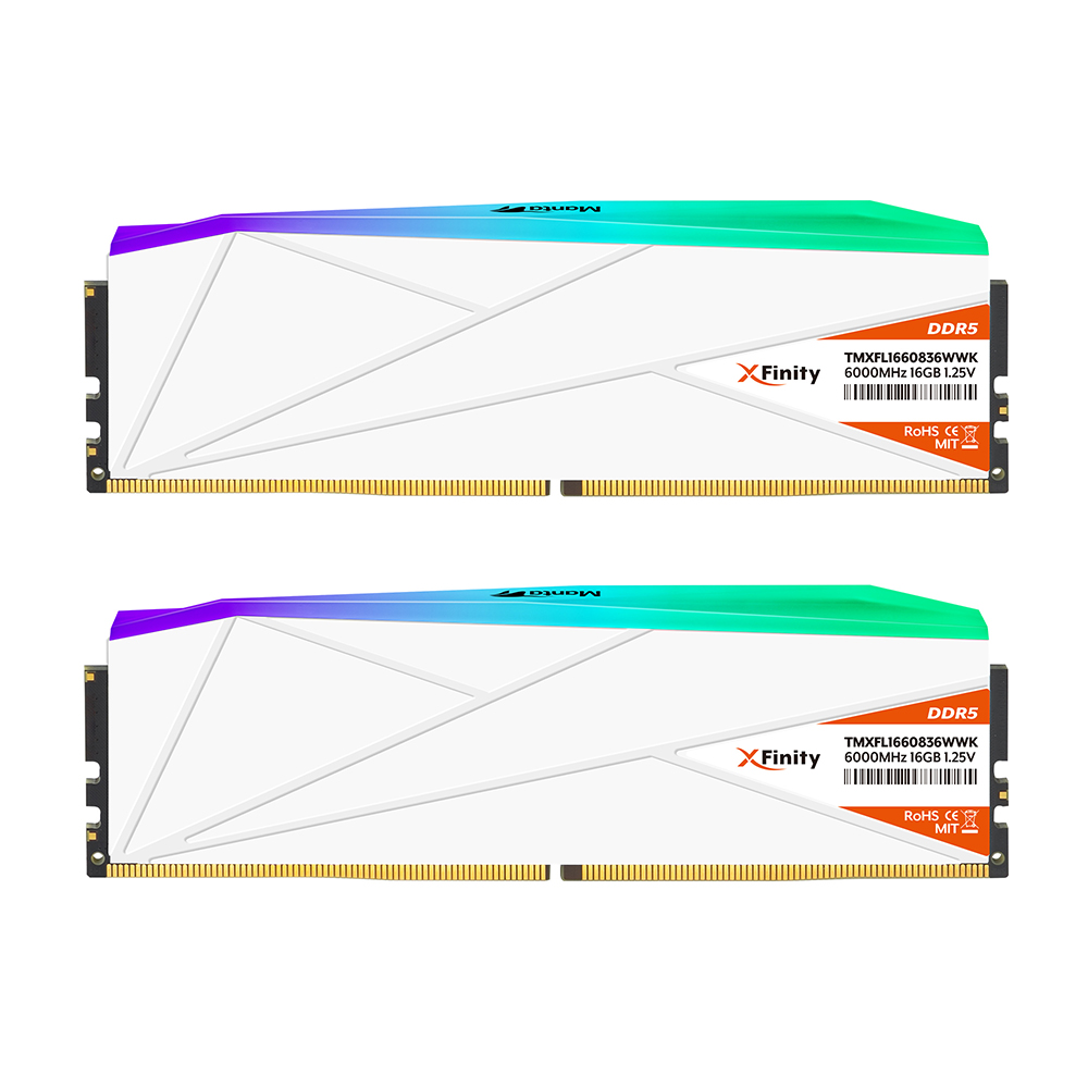 V-Color Manta DDR5-6000 CL36 XFinity RGB 화이트 패키지 (32GB(16Gx2))_이미지