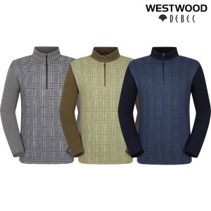 웨스트우드 글랜 체크 집업 티셔츠 WN4MCTS329_이미지