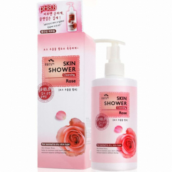 코스모스코스 꽃을든남자 스킨샤워 클렌징 로즈 530ml (1개)