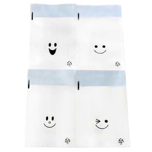 이홈베이킹 OPP 스마일표정 접착 봉투 8x9cm (245개)