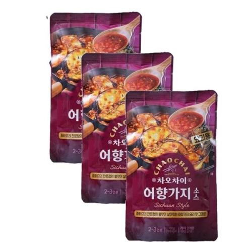 샘표 차오차이 어향가지 소스 100g (3개)_이미지