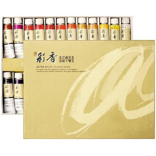 알파색채 채향 동양화물감 15ml (24색)