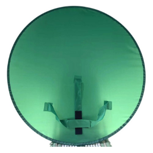 썸즈마인 라운드 크로마키 배경천 그린 140cm_이미지