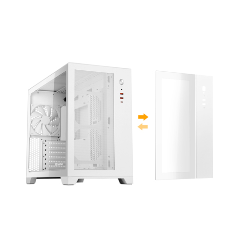 darkFlash DS5000 전면 강화유리 KIT (화이트)_이미지