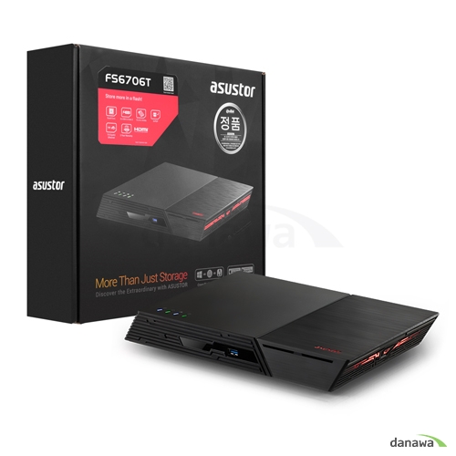 ASUSTOR FS6706T 이엠텍 (하드미포함)