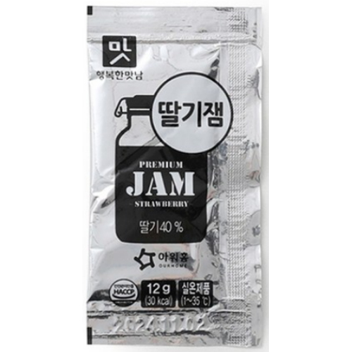 아워홈 행복한맛남 딸기잼 12g (10개)_이미지