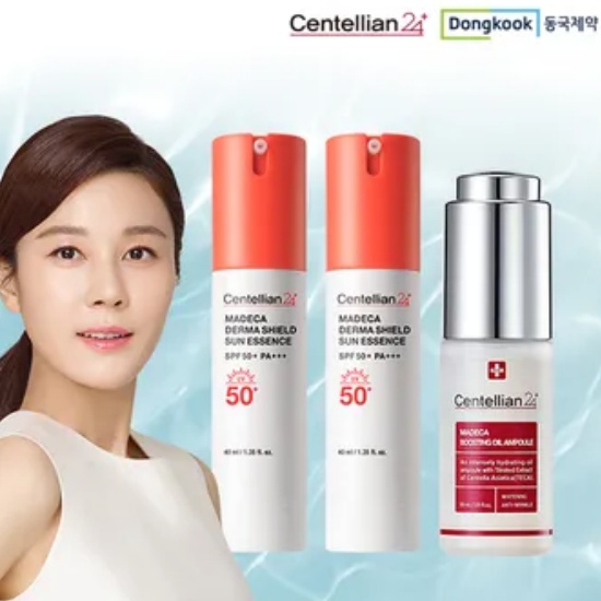 센텔리안24 마데카 더마 쉴드 선에센스+오일앰플 3종 세트