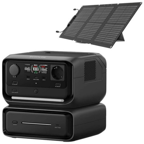 에코플로우 리버3 맥스 파워뱅크 (+ 60W 태양광패널 1개)