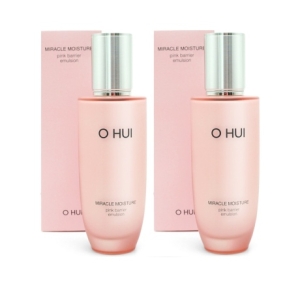 LG생활건강 오휘 미라클 모이스처 핑크 베리어 에멀전 130ml (2개)