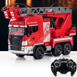 [불명] 5세 남아 RC카 물나오는 소방차 장난감 여아용 무선조종 사다리차 6세