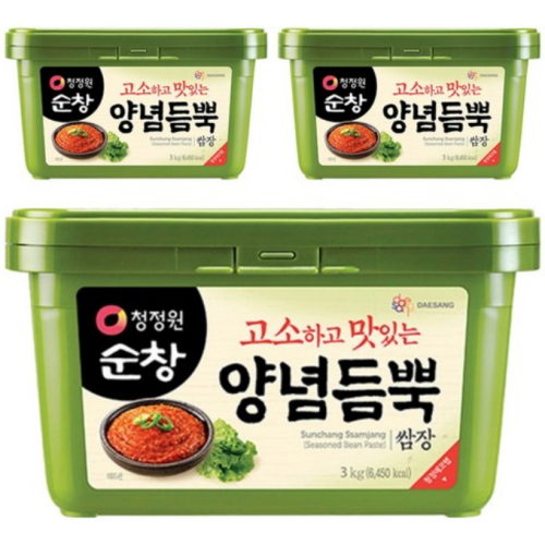 청정원 순창 양념 듬뿍 쌈장 3kg (3개)_이미지