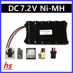 도시바 7.2V AA 2000mAh Ni-MH RC카 건전지 배터리