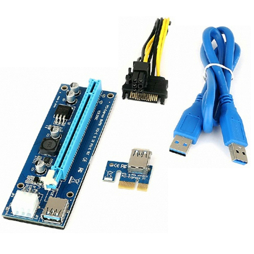 ANIX PCI-E 1x to 16x6P ������ī��