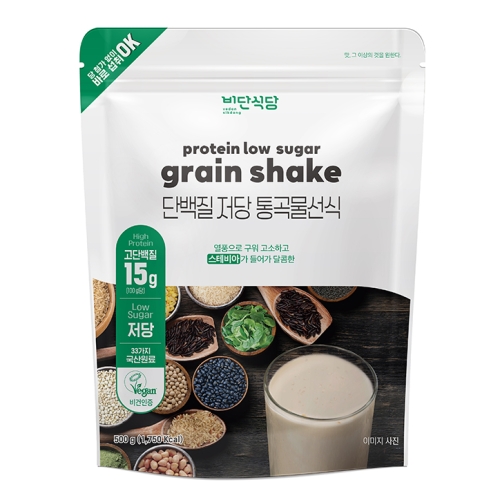비단식당 단백질 저당 통곡물선식 500g (1개)