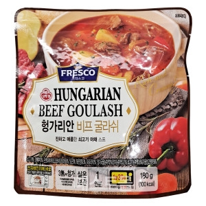 오뚜기 프레스코 헝가리안비프굴라쉬 180g이미지입니다. 누르면 해당 게시물로 새창이동합니다.