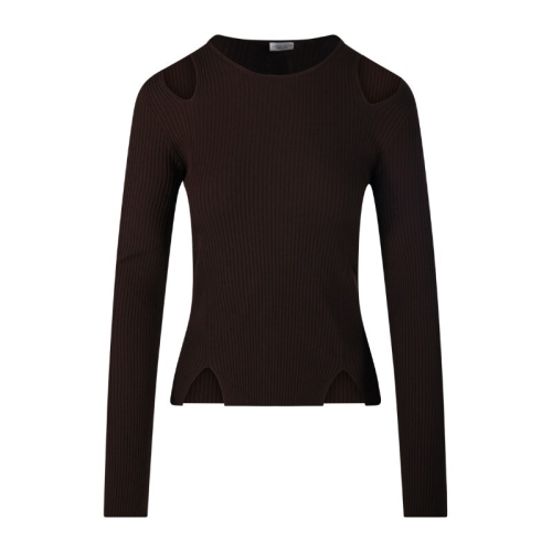 로베르토콜리나 숄더 컷아웃 리브 니트 스웨터 261FXA31201 08