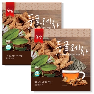 꽃샘식품 둥굴레차 100티백 + 마테차 100티백 혼합구성_이미지
